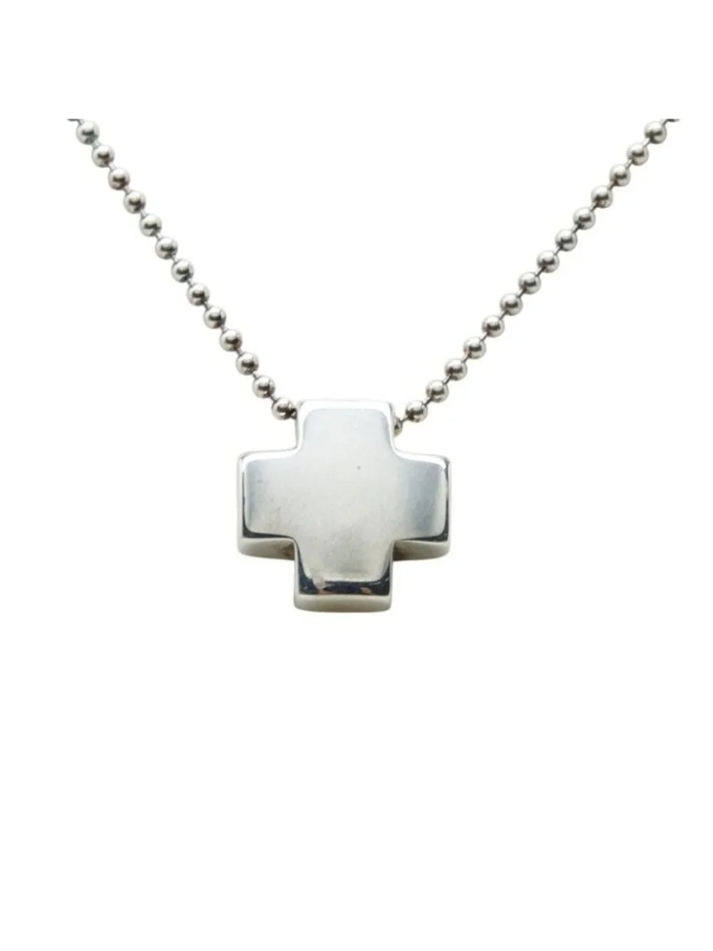 Tiffany & Co Roman Cross Necklace Silver